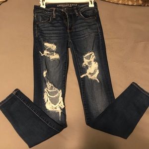 American Eagle ripped jeans